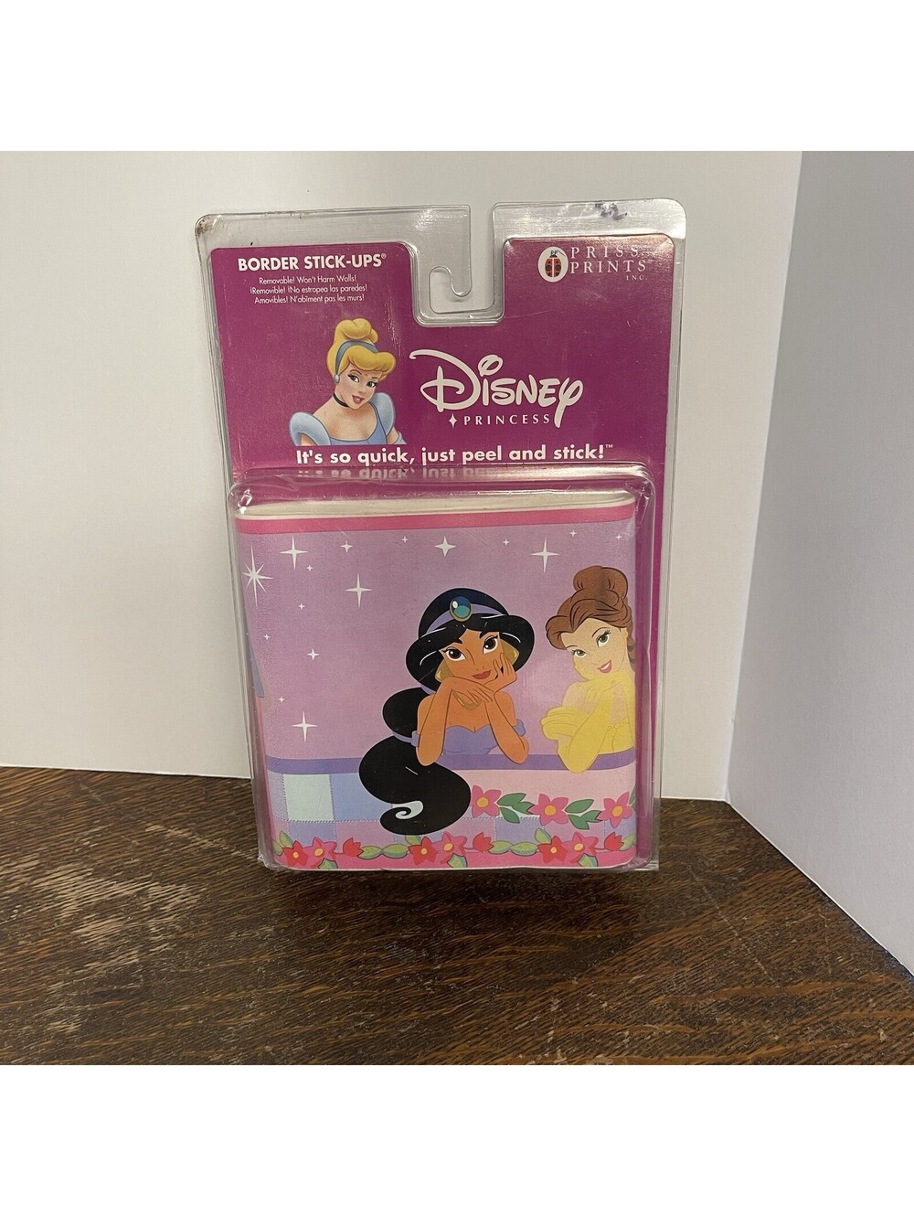 Disney Princesses Vintage Retired Peal And Stick Wall Border 5”x15’ Original